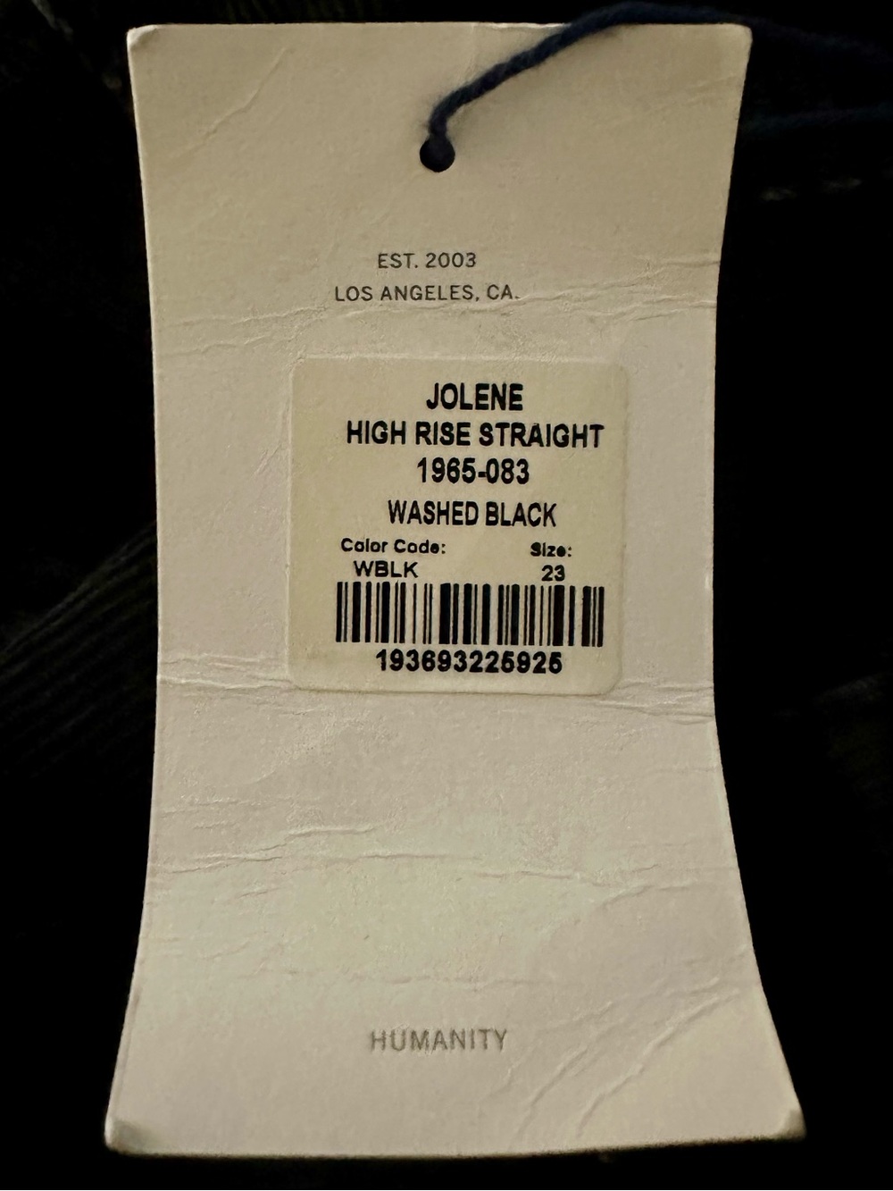 Citizens Of Humanity Jolene Corduroy Jeans in Washed Black Size 23 - Picture 4 of 11